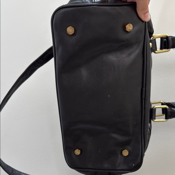 Rebecca Minkoff Black leather MAB Satchel handbag - Picture 3 of 6